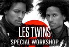 フランスでアイドル級の人気を誇るHIP-HOPダンスチーム、” Les Twins”ワークショップ開催！！